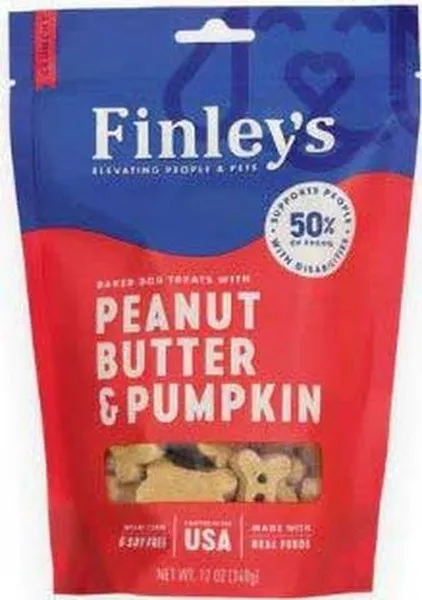 12oz Nutrisource Finley's Peanut Butter Pump Bisc - Health/First Aid